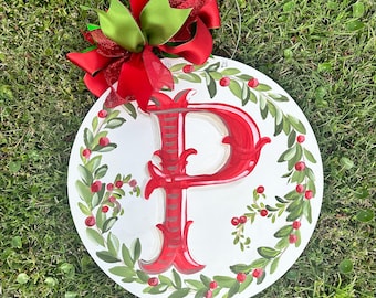 Round Christmas hanger