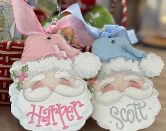 Personalized Santa Ornament