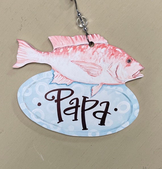 Red Snapper Fish Saltwater Fish Angler Snapper Fisherman Ornament 