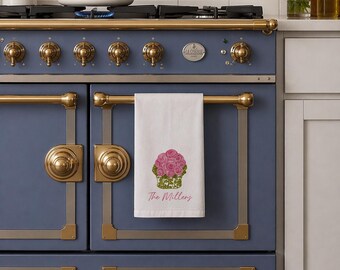 Personalized Flower Pot Dish Towel