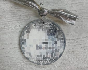 round disco ball ornament