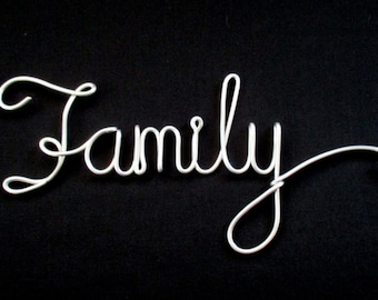 familia de palabras de alambre. palabras de alambre. palabras de guión de alambre. arte de palabras de alambre. colgando palabras. escritura de alambre. palabras cursivas de alambre. signos de palabras decorativos