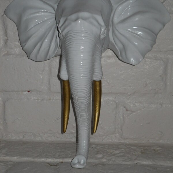 Faux Taxidermy wall mount Elephant Head
