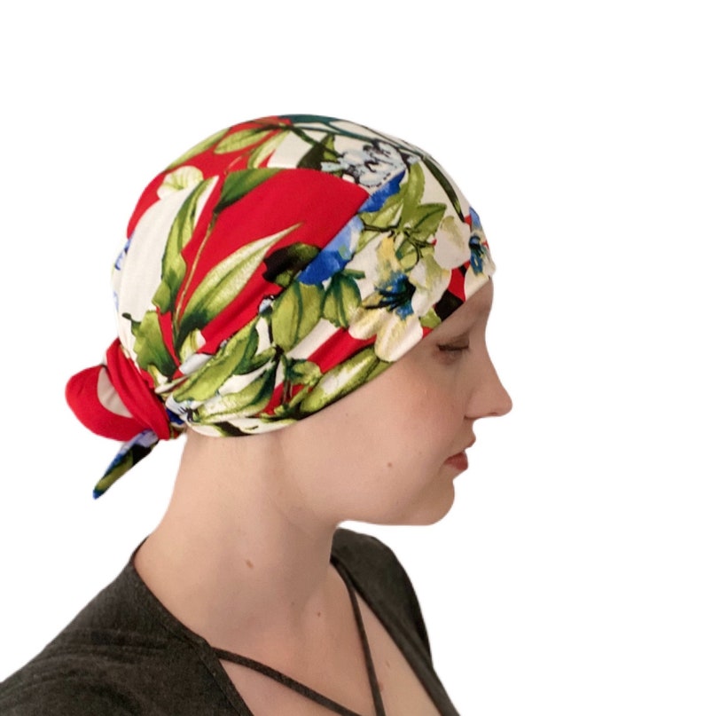 Stretchy Scrub Cap Floral Headwrap Nurse Head Cover Blue Etsy