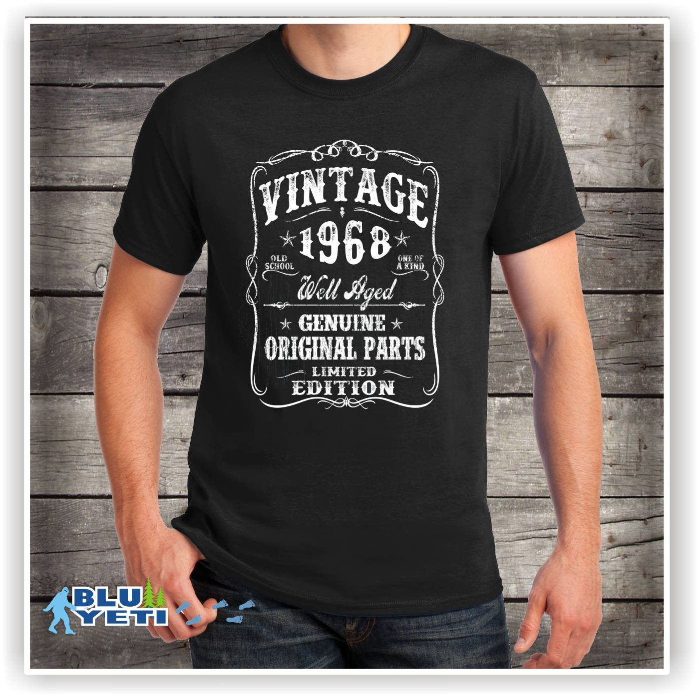 Vintage 1968 Birthday Gift -  VINTAGE 1968 Shirt - Tee - Gift for Him…