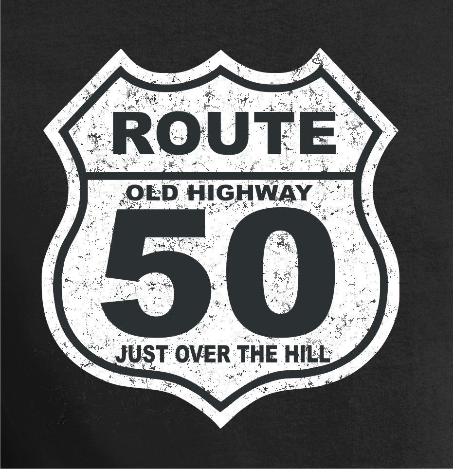 50th Birthday Gift 50 Years Old Over The HillShirtTShirt Etsy