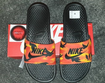 personalised sliders nike