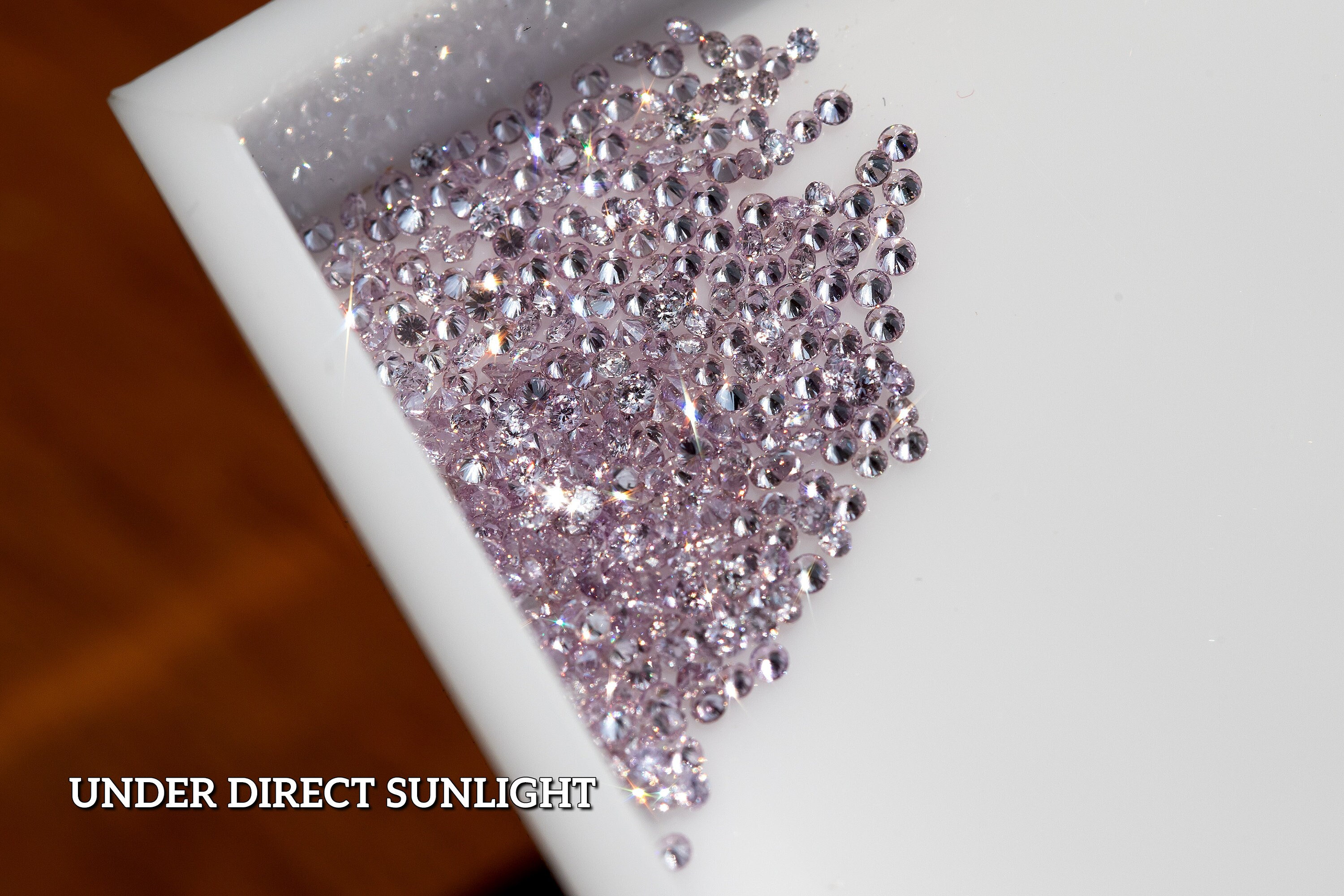 5 Piece Lot: Natural Purple Pink Natural Diamond Melee, VS SI 
