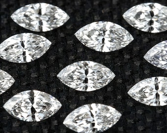 Natural Marquise Diamond, Calibrated 3x1.5mm, 4x2mm and 5x2.5mm, F-G VS-SI, Single, Pair or Set