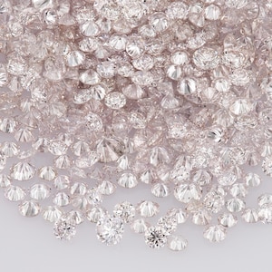 Argyle Pink Diamonds 0.25ct 0.8mm to 2.2mm mix scoop Argyle Light Purple Pink Diamonds Untreated Natural Pink Diamond Round|Melee|accents