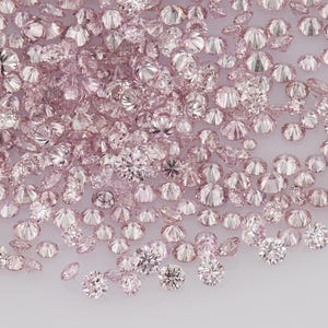 Intense Argyle Pink Diamonds 0.25ct 0.8mm to 2.2mm mix scoop Purple Pink Diamonds Untreated Natural Pink Diamond Round|Melee|accents|Argyle