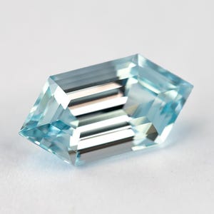 Gecertificeerde Lab Grown Saffier 12x6mm Dutch Marquise Hexagon Aqua Blauw Czochralski Pulled Step Cut Edelsteen