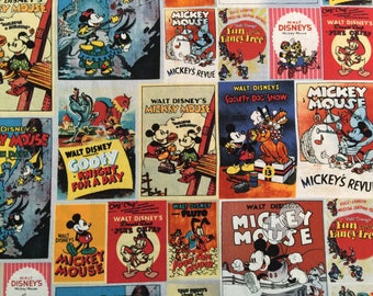 Travel Pillowcase / Child Pillowcase /   Mickey Mouse Posters / Disney