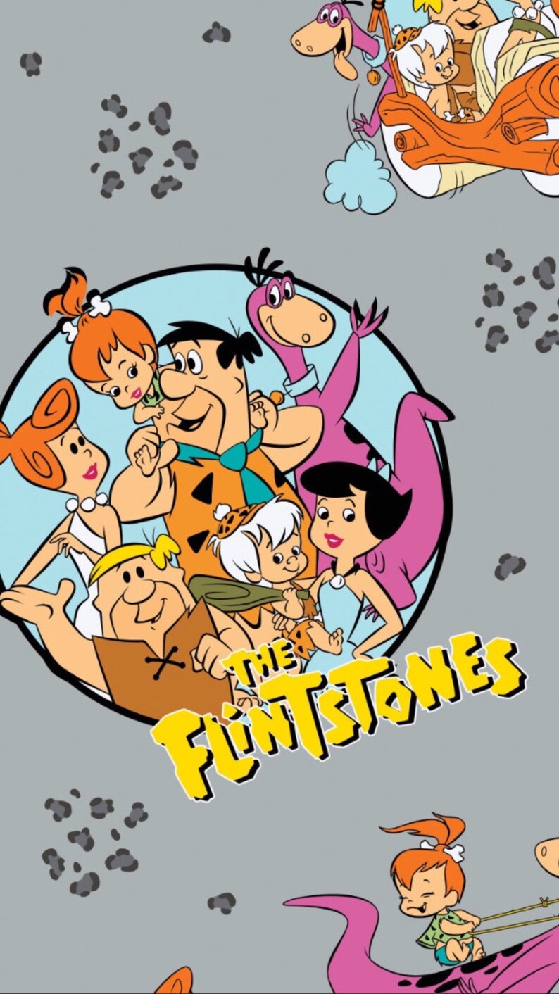 Travel Pillow Case Child Pillow Case Meet the Flintstones Square Pillow Cover Standard or Queen Pillow Case