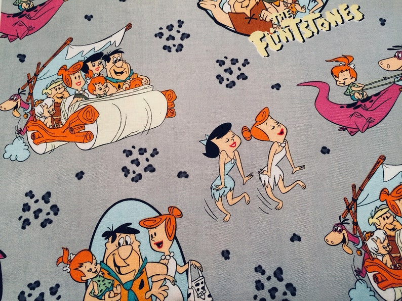 Travel Pillow Case Child Pillow Case Meet the Flintstones Square Pillow Cover Standard or Queen Pillow Case