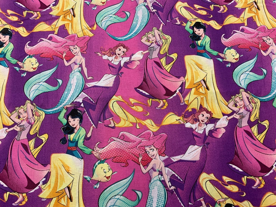 Travel Pillow Case / Child Pillow Case / Disney Belle / Ariel Etsy