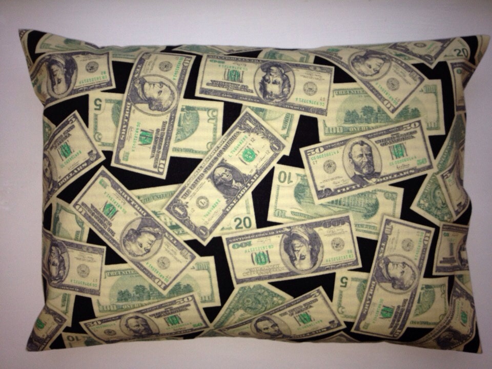 Travel Pillow Case Child Pillow Case Lots Of Money Pleasures