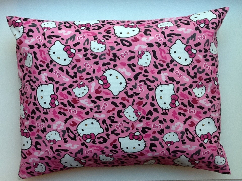 Travel Pillow Case Child Pillow Case Hello Kitty Pink Camo