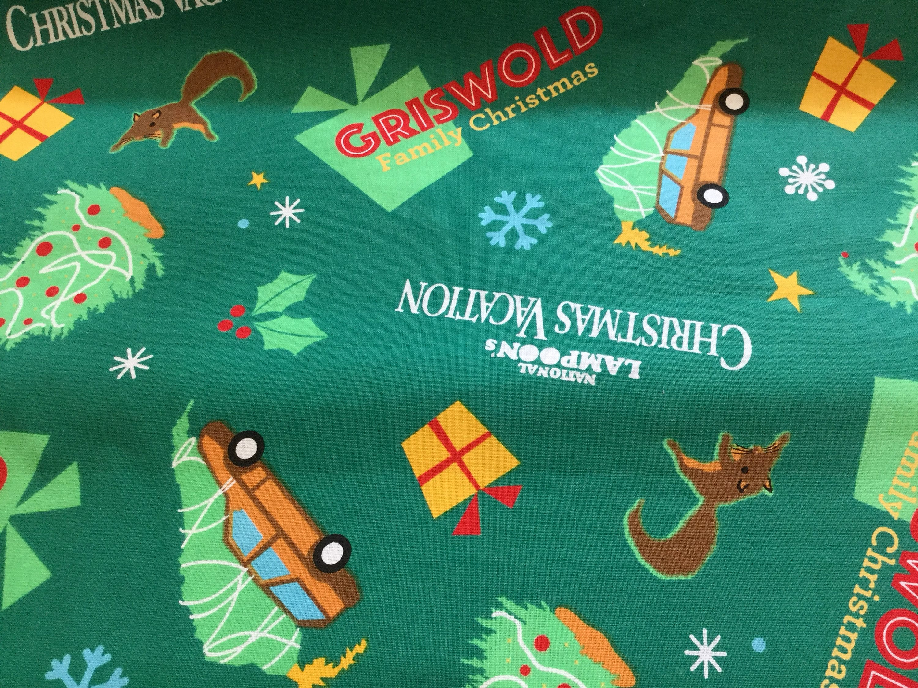 National Lampoon Christmas Vacation Fabric