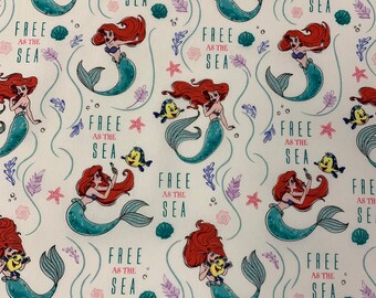 Travel Pillowcase /  Child  Pillowcase  / Ariel / The Little Mermaid