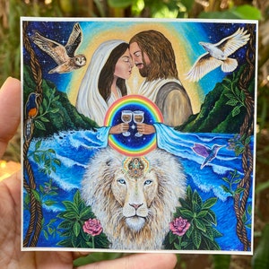 sacred marriage ⟁ sticker