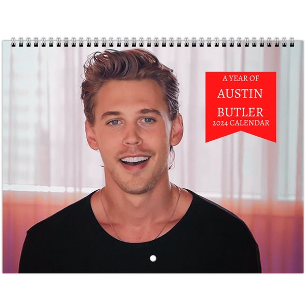 2024 Austin Butler Calendar Etsy