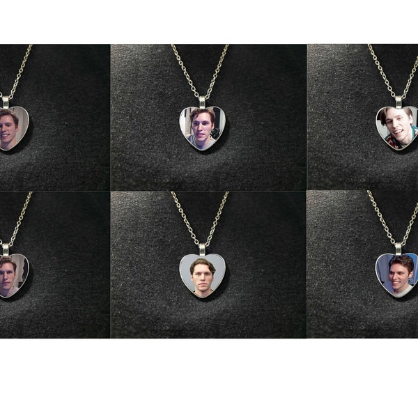 Buy 2 get 1 FREE - Jerma985 Heart 2 sides Necklace Pendant Chain | Gift for Friend | Birthday Gift | Gift for daughter | Gift for son