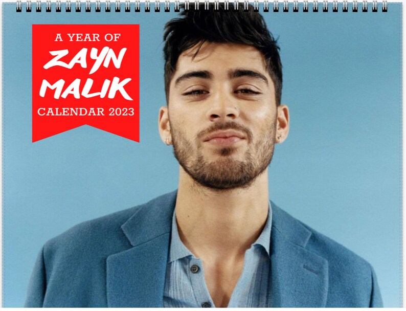 Zayn Malik 2023 Wall Calendar Zayn Malik Merch Photobook 69 Etsy