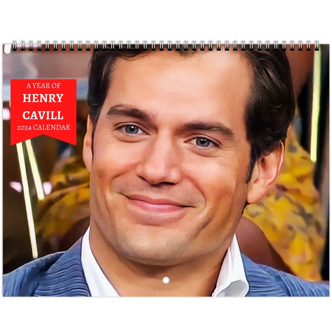 Henry Cavill 2024 Wall Calendar 74 Photos Photobook Gift Etsy