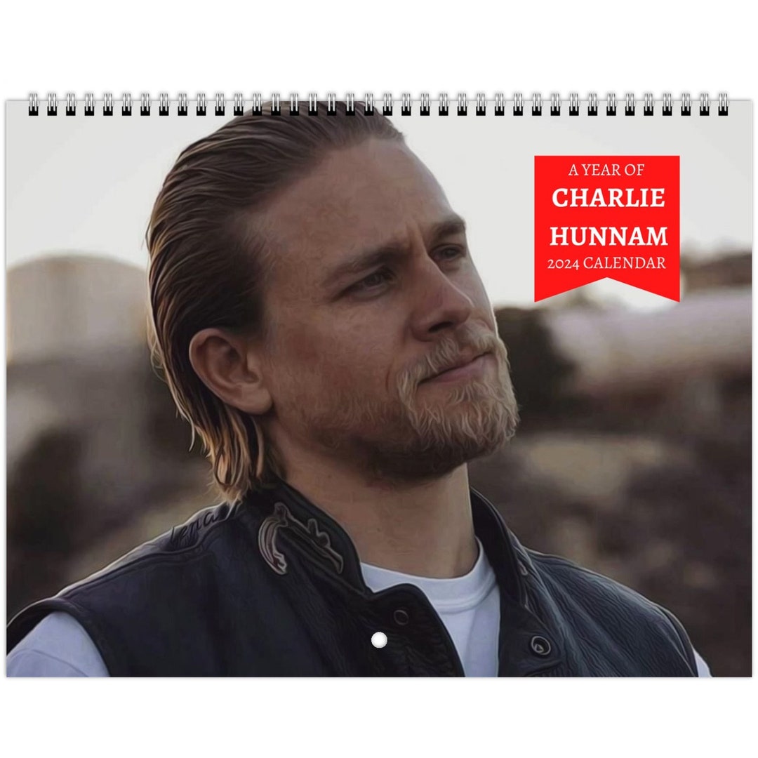 Charlie Hunnam 2025 Wall Calendar 71 Photos Photobook Gift Etsy