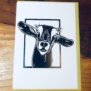 Es ist eine Ziege! 13x18 Karte mit Umschlag
