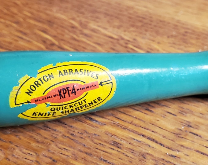 Vintage Carborundum Brand No. 149L Pocket Hone Pouch With Advertising