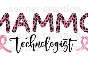 Mammography Technologist download, sublimation, PNG, JPEG, October