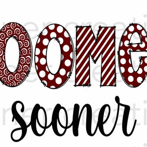 Boomer Sooner sublimation download, png, jpeg, football, college, Oklahoma