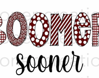 Boomer Sooner sublimation download, png, jpeg, football, college, Oklahoma