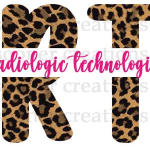 RT, Radiologic Technologist, Leopard, pink, breast cancer, sublimation, download, JPEG, PNG