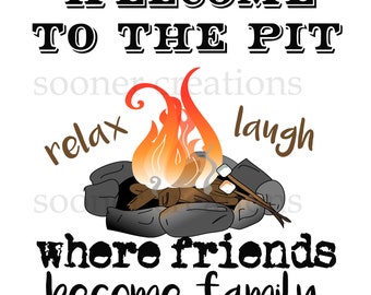 Welcome to the Pit, firepit, camping, png, jpeg campfire