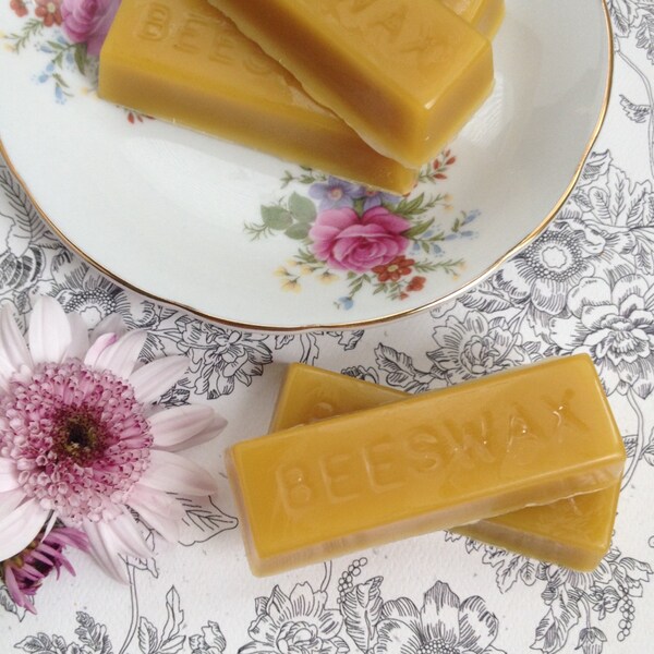 100% All Natural Pure Beeswax Bars - Five Ounces - Bath and Beauty Products Supply