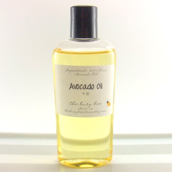 Pure huile d'avocat naturel 4 oz - bain d'huile corps et produit de beauté