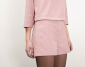 Short en laine taille haute