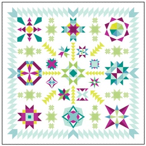 Summer Sampler 2017: Summer Star Medallion - PDF Subscription