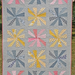 Cartwheels Modern PDF Quilt Pattern image 1