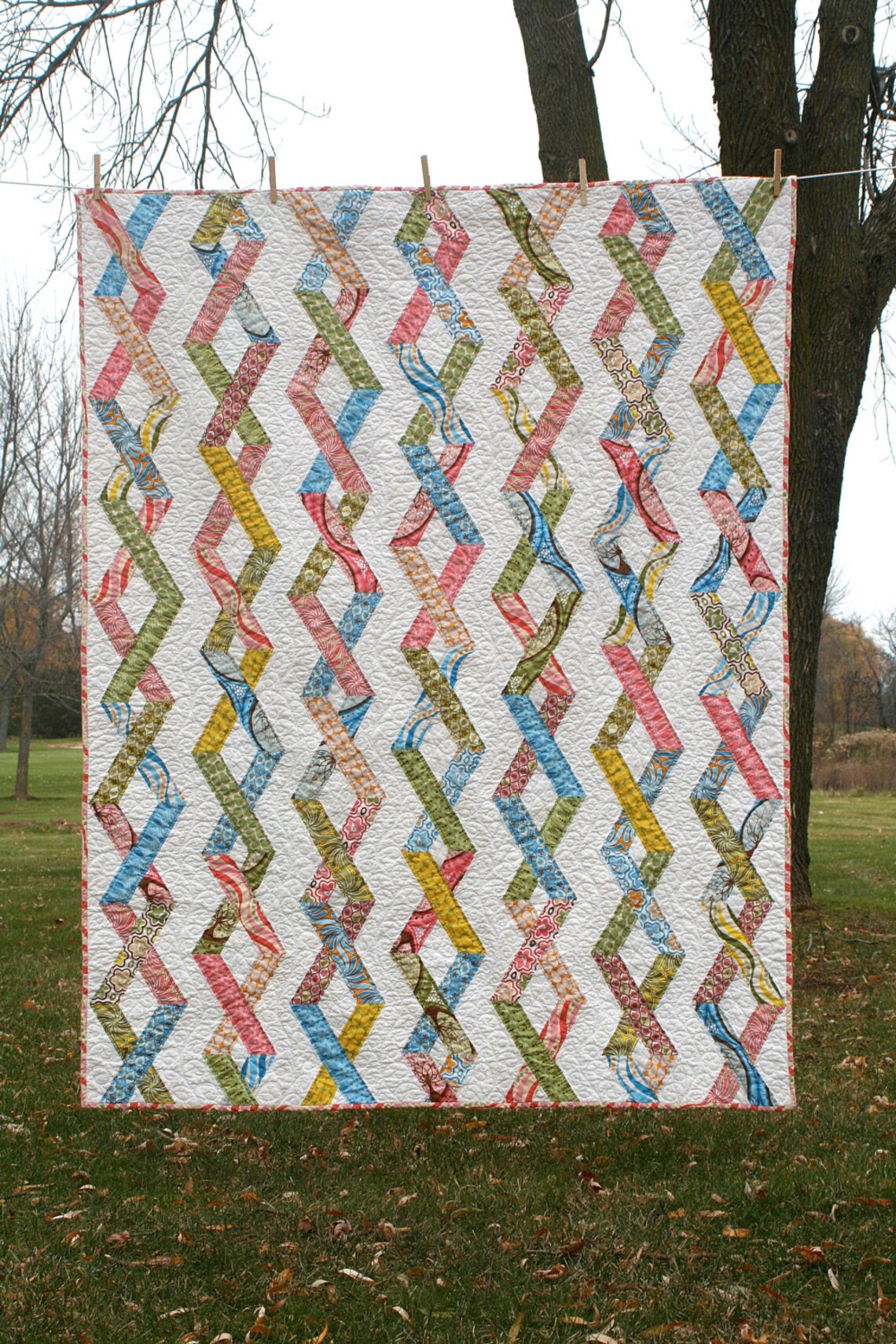 Chain Reaction Modern PDF Quilt Pattern Etsy