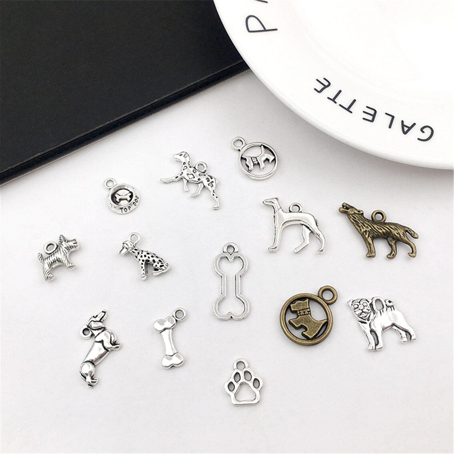 Cute dog Charms Pendants Etsy