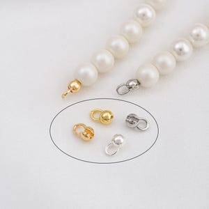 Quetschkalotten Muschel Colotte Endkappen Endkappen: Gold, Platin, Versilberter Knotenbezug