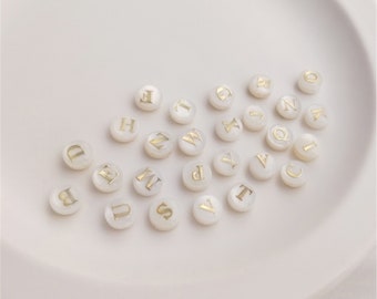 Shell Alphabet Beads - Etsy