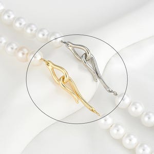 Gold, Platinum Plated Fishhook Clasps: Bracelet Necklace End Findings