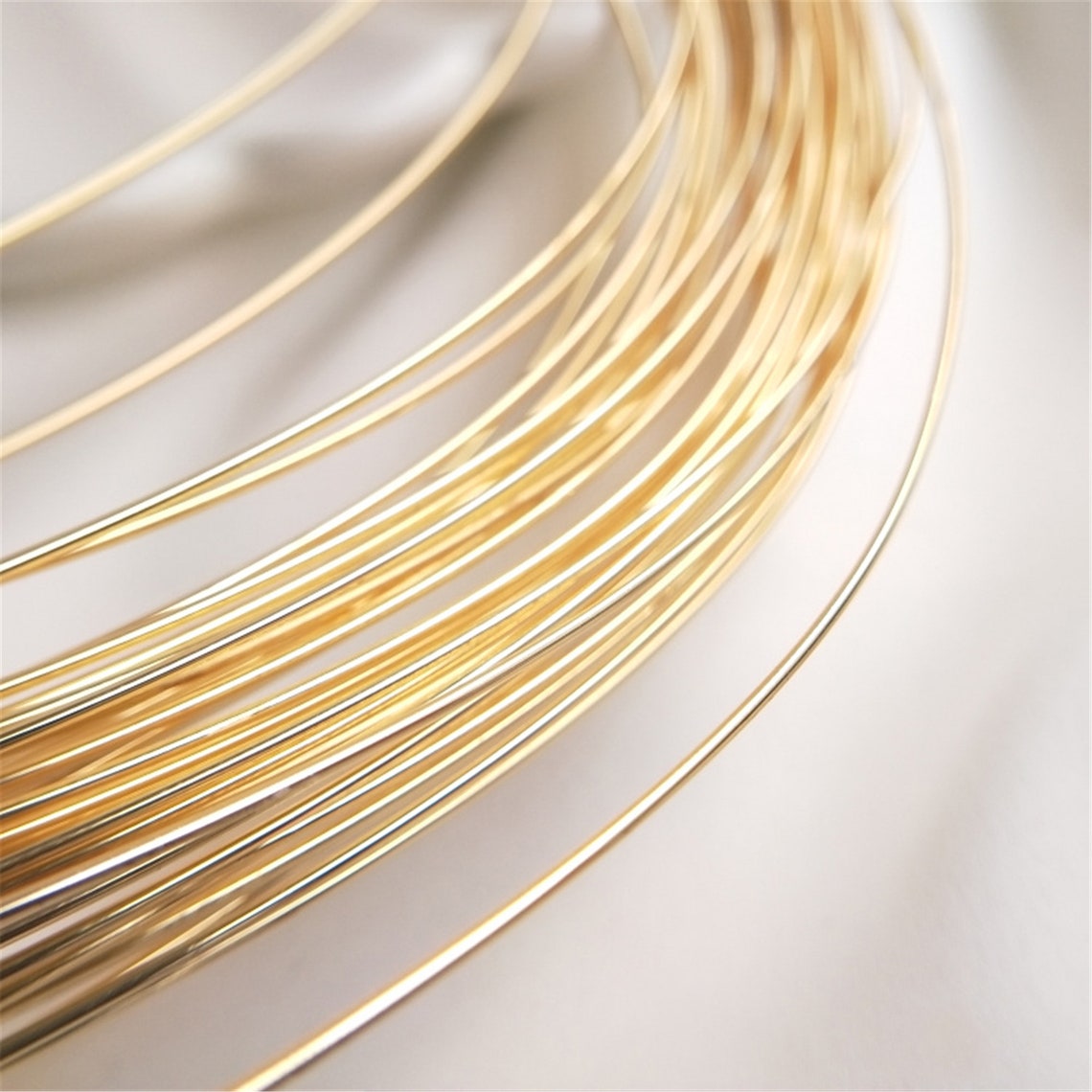 Half Hard Wire Gold / Silver Plated Round Wire Wrapping Wire - Etsy