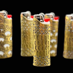 Brass Lighter Case For J6 Lighter Moroccan Handmade
