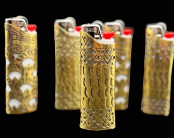 Brass Lighter Case For J6 Lighter Moroccan Handmade